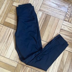 High waisted black leggings